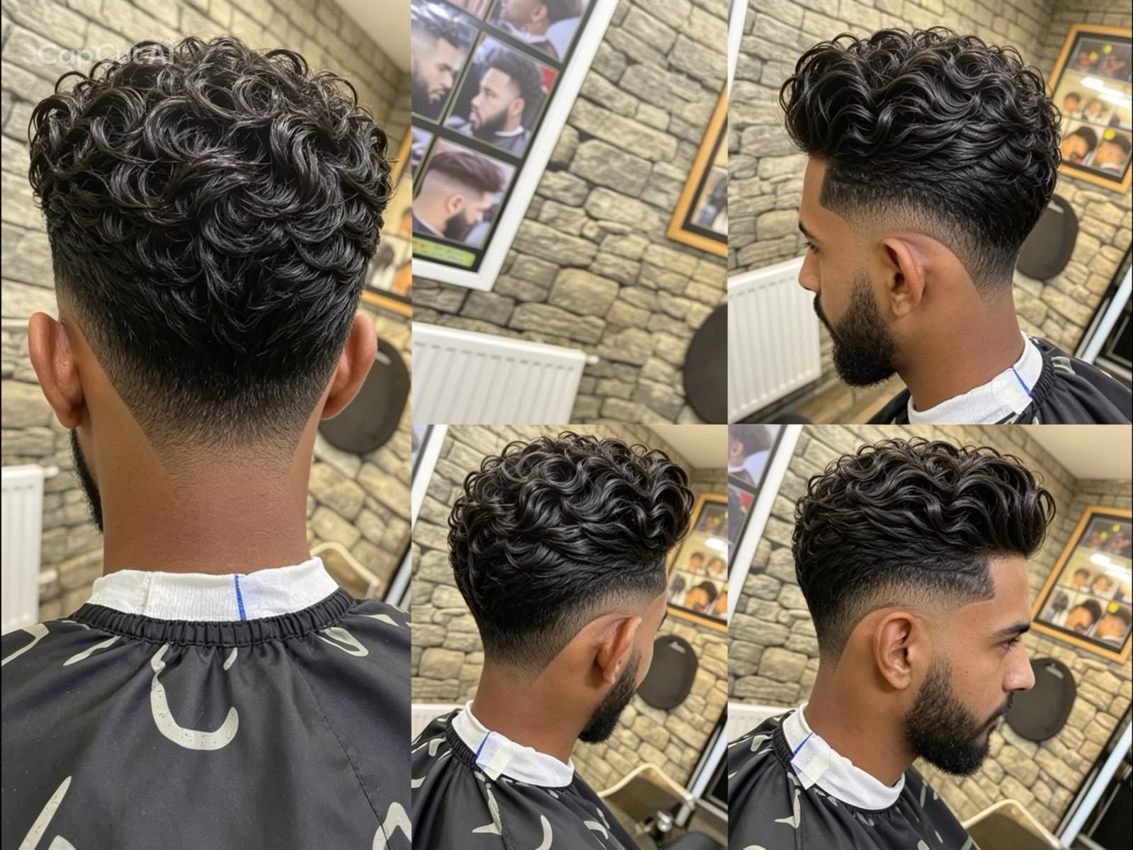 Styling av lockigt hår